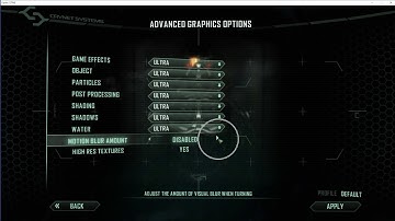How To Enable Motion Blur In Crysis 2