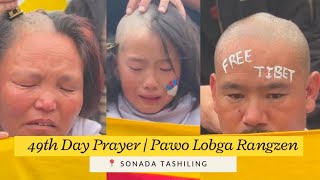 Emotional moments |🕯️49th Day Prayer | Pawo Lobga Rangzen 🙏| Sonada Tashiling | Head Shaving 