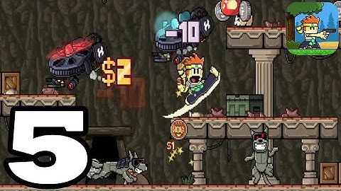 Dan the Man: Action Platformer - Gameplay Walkthrough Part 5 - Stage 8-2-2 (Android/iOS)