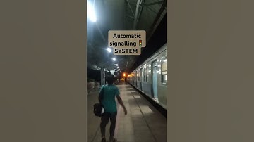 AUTOMATIC SIGNALING 🚦 SYSTEM OF INDIAN RAILWAY #railway #alp #shorts #local_train #trending #alp