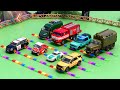 TRANSPORTING POLICE CARS, AMBULANCE, FIRE TRUCK, COLORFUL CARS WITH TRUCK  FARMING SIMULATOR 22! #16