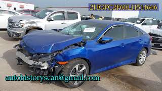 2HGFC2F60LH514666 Honda Civic 2020