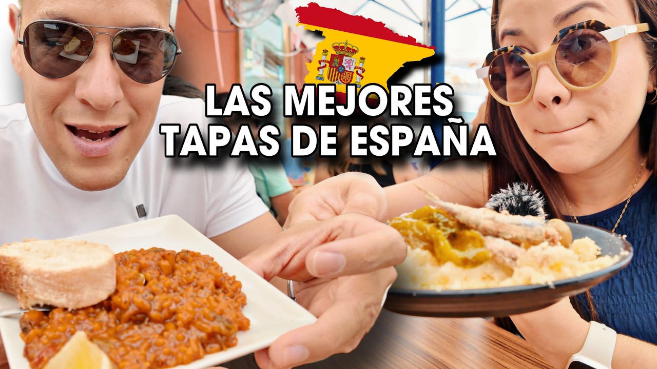 PROBANDO COMIDA ESPAÑOLA | Las Mejores TAPAS están AQUÍ