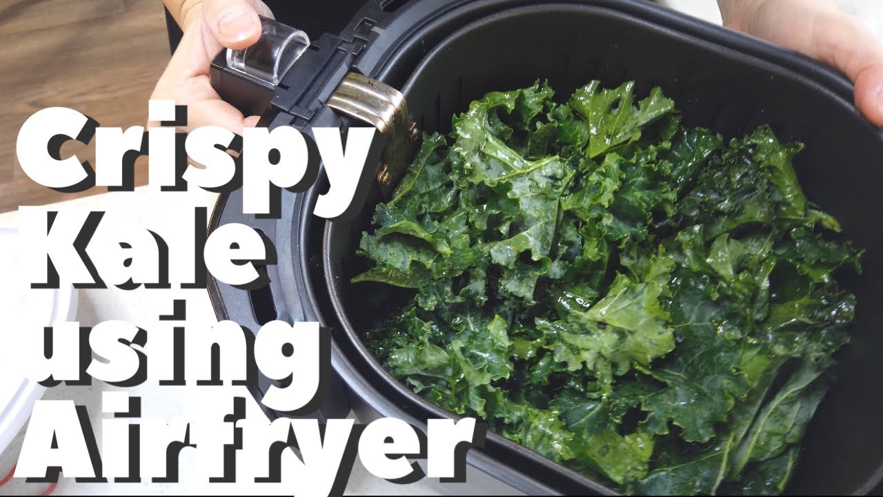 Crispy Kale using Airfryer Super Easy, Healthy and Delicious I ASMR