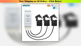 Tuya Smart Life WiFi Energy Monitor 3 Phase with Dry Contact ON OFF Switch App Monitor Export