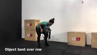 CFZ7 - Object bent over row
