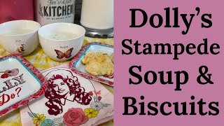 How to make Dolly Parton’s Stampede Cheddar Garlic Rolls and Creamy Vegetable Soup