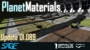 Space Engineers, Planet Materials & Time Limit (Update 01.089)