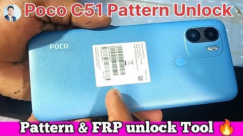 Poco C51 Pattern & FRP Unlock Tool || Xiaomi (2302EPCC4I) Frp Bypaas Unlock Tool Latest Method 2025