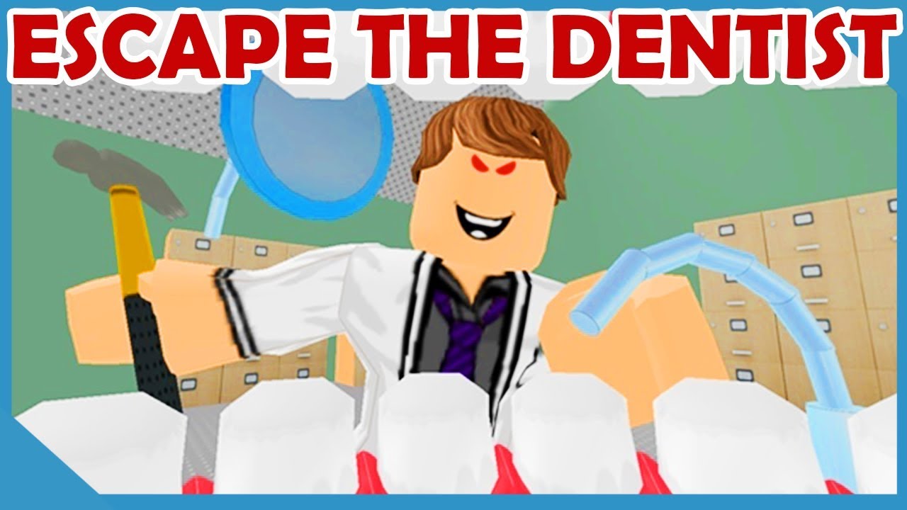 Escape The Dentist Obby In Roblox Youtube - dentist t shirt for roblox