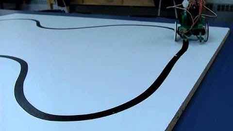 3D printed line following robot