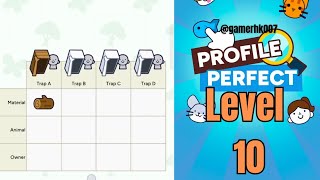 Profile Perfect level 10 Walkthrough Solution 
