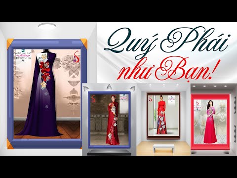 Video Những mẫu áo dài SANG TRỌNG QUÝ PHÁI rất hợp với dáng... - youtube