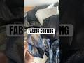 Fabric sorting #fabric #patterncutting #patternmaking
