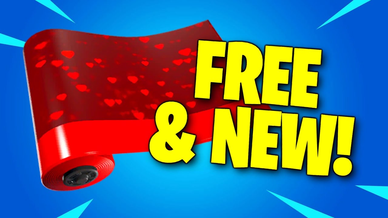 Fortnite FREE & NEW Hearts Desire Wrap Gift From Epic! (Free Content