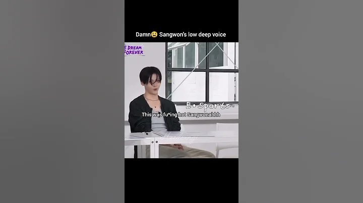 Sangwon's deep voice #sangwon #leesangwon #leowon #ald1 #bp2 #boys2planet #traineea