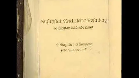 NARA Announces Discovery of "Hitler Albums" Documenting Looted Art.mov