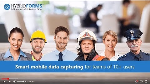Mobile forms for Android, iOS, Windows and Web | HybridForms (English version)