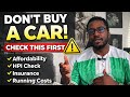 Don’t Buy a Car Until You Check These 5 Things