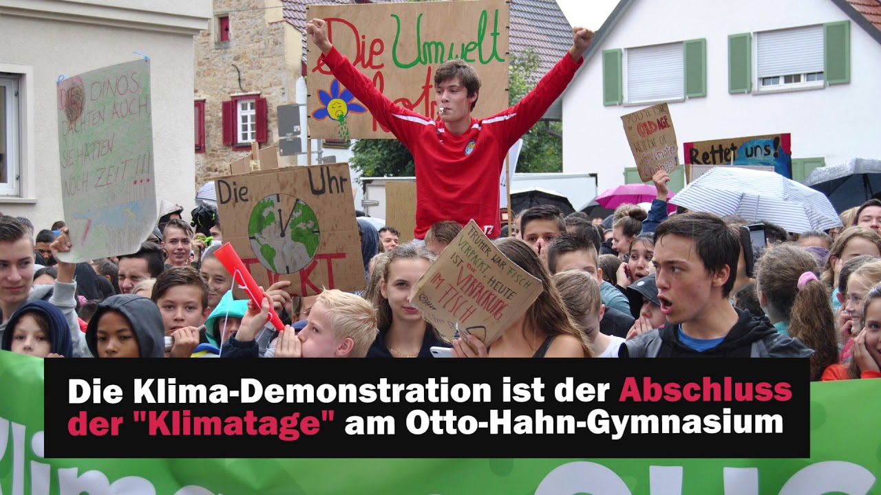 Fridays for Future-Demo in Nellingen