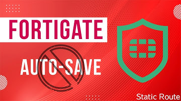 Disable auto-save on Fortigate // Auto-Restore after a failed Firewall Change
