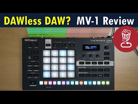 DAW-less DAW? MV-1 VERSELAB Review and full song-making tutorial for Roland's portable studio
