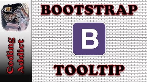Bootstrap Tutorial for Beginners - Bootstrap Tooltip