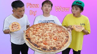 Hưng Troll | Bị Trẻ Trâu Khinh Thường Thách Thức Làm Pizza Khổng Lồ Và Cái Kết