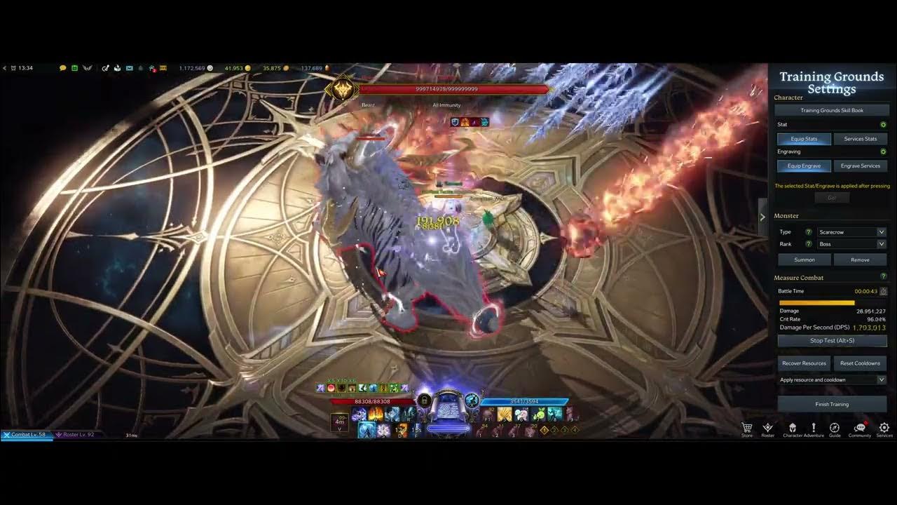 Lost Ark Allrounder Reflux Sorceress iLvl 1445 DPS 1.7m YouTube