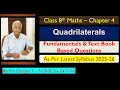 Class-8 CBSE/Quadrilaterals/Fundamentals &amp; Answers to TBook Qns/Maths Classes 7-8 CBSC by GK Pillai