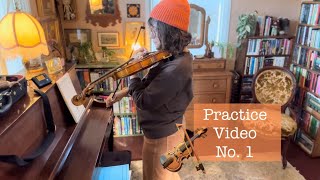 Violin Practice No.1 [Oct. 29, 2024]