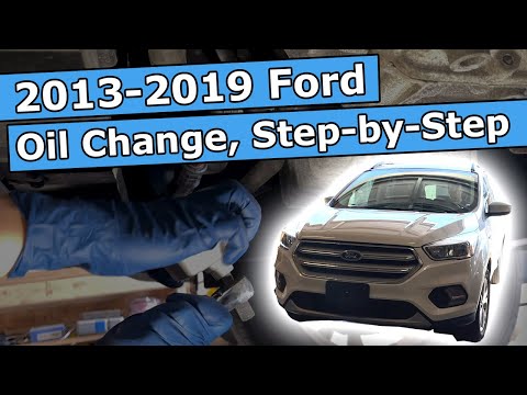 How to Change Oil in a 2013-2019 Ford Escape