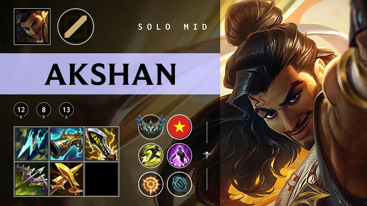 Akshan Mid vs Vex - VN Challenger Patch 25.22