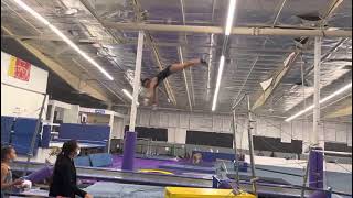 Bar Dismount.   Flyaway!