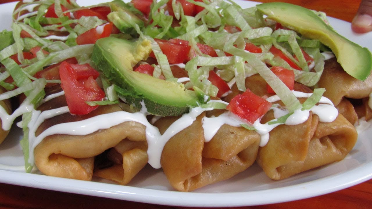 Chimichangas de pollo