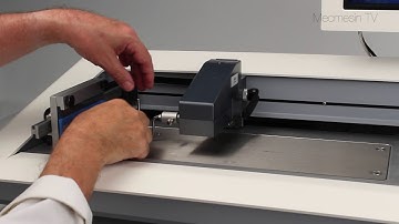 90° peel testing with Mecmesin