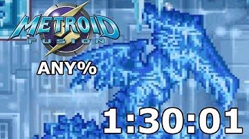 Metroid Fusion Any% Speedrun (No Memory Corruption) - 1:30:01