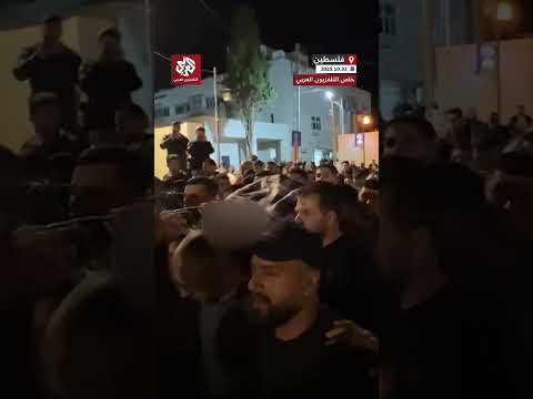 تشييع الفتى يامن حماد الذي استشهد برصاص قوات الاحتلال في بلدة سلواد شرق رام الله