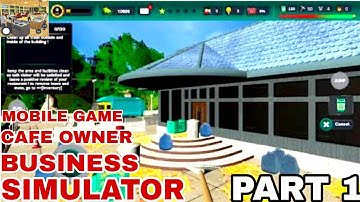 Cafe owner business simulator gameplay and guide for new players #newgame2025 #gaming#simulatorgames