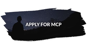#LiveTheExperience. Apply for MCP.