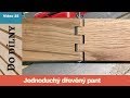Dřevěný pant / How to make Wooden hinge