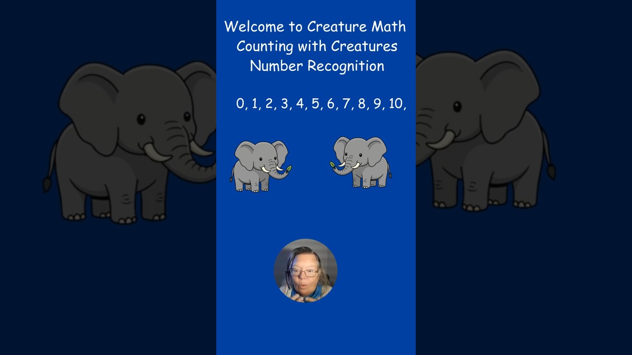 Математика с существами: счёт с существами — распознавание чисел от 0 до 10 