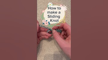 How to Make a Sliding Knot for Bracelets #bracelet