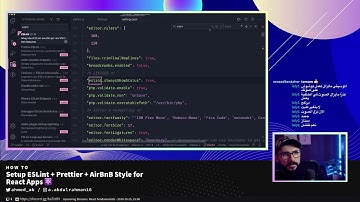 Create Modern JavaScript Tooling with React #15 - Install ESLint VSCode Extension and Explore Config