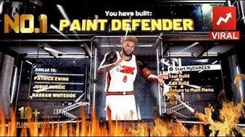 Best Shooting Paint Defender Build on NBA 2K20! Most Overpowered Center Build on NBA 2K20!