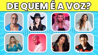 ADIVINHE O CANTOR PELA VOZ -  DESAFIO MUSICAL - QUIZ