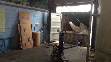 Flexitank Unloading 3 of 4