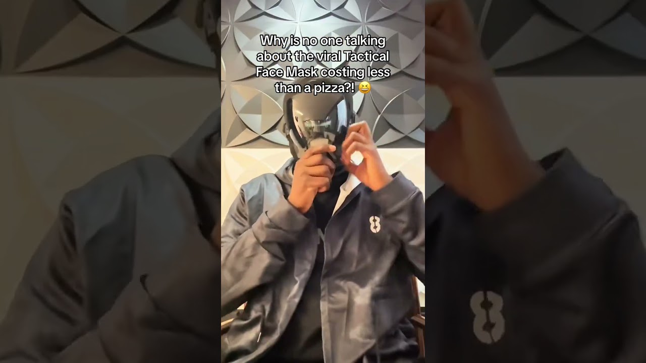 Check out my futuristic tactical mask! 