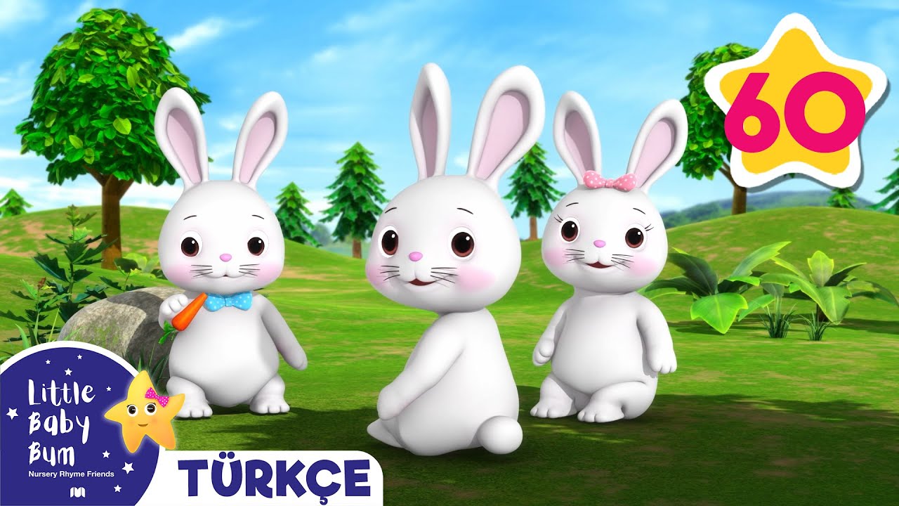 Sevimli Tavşanlar | Little Baby Bum Türkçe - Bebek Şarkıları ve Çizgi Filmler