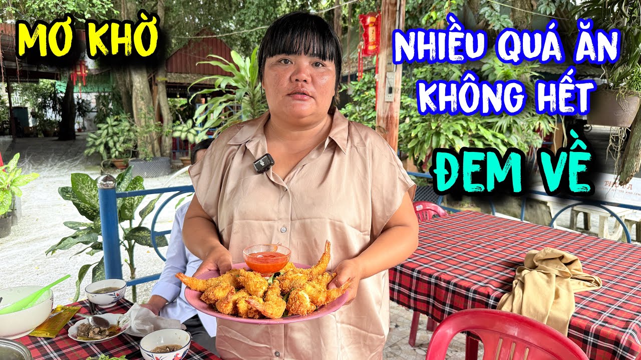 hài cười xỉu mơ khờ dô nhà hàng kêu tá lã ăn không hết đem về #tuấnlaivung #mơkhờ 